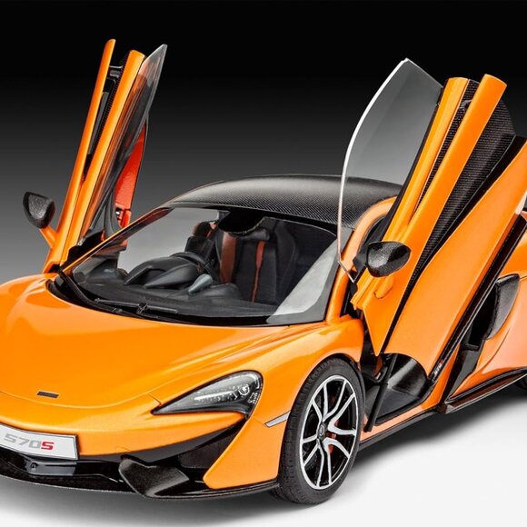 Revell Mclaren 570s Model Set -106-piece (Plastic) New in Box Made in Poland - Picture 4 of 16